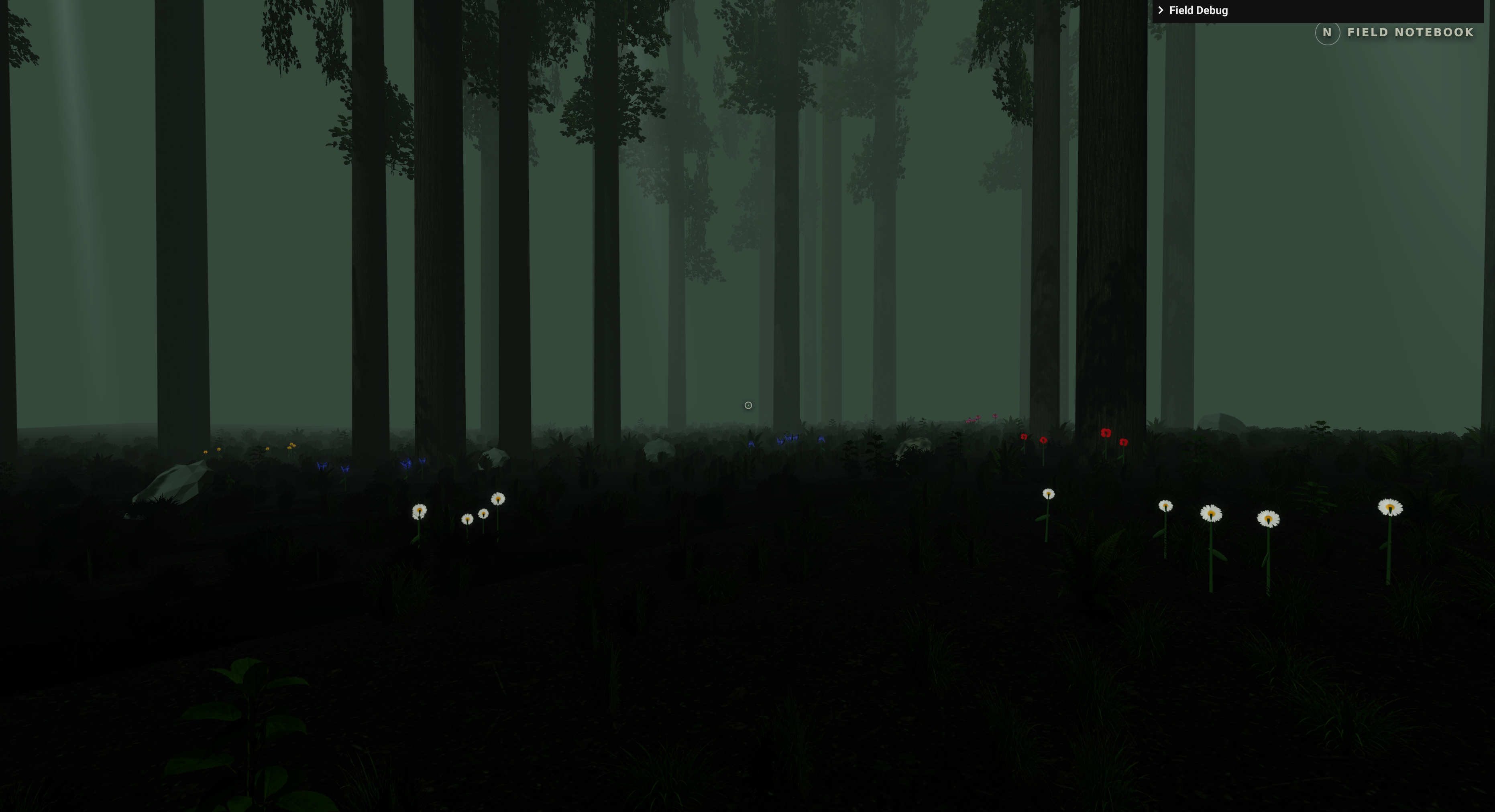 Screenshot of the Field Notes flower collector demo