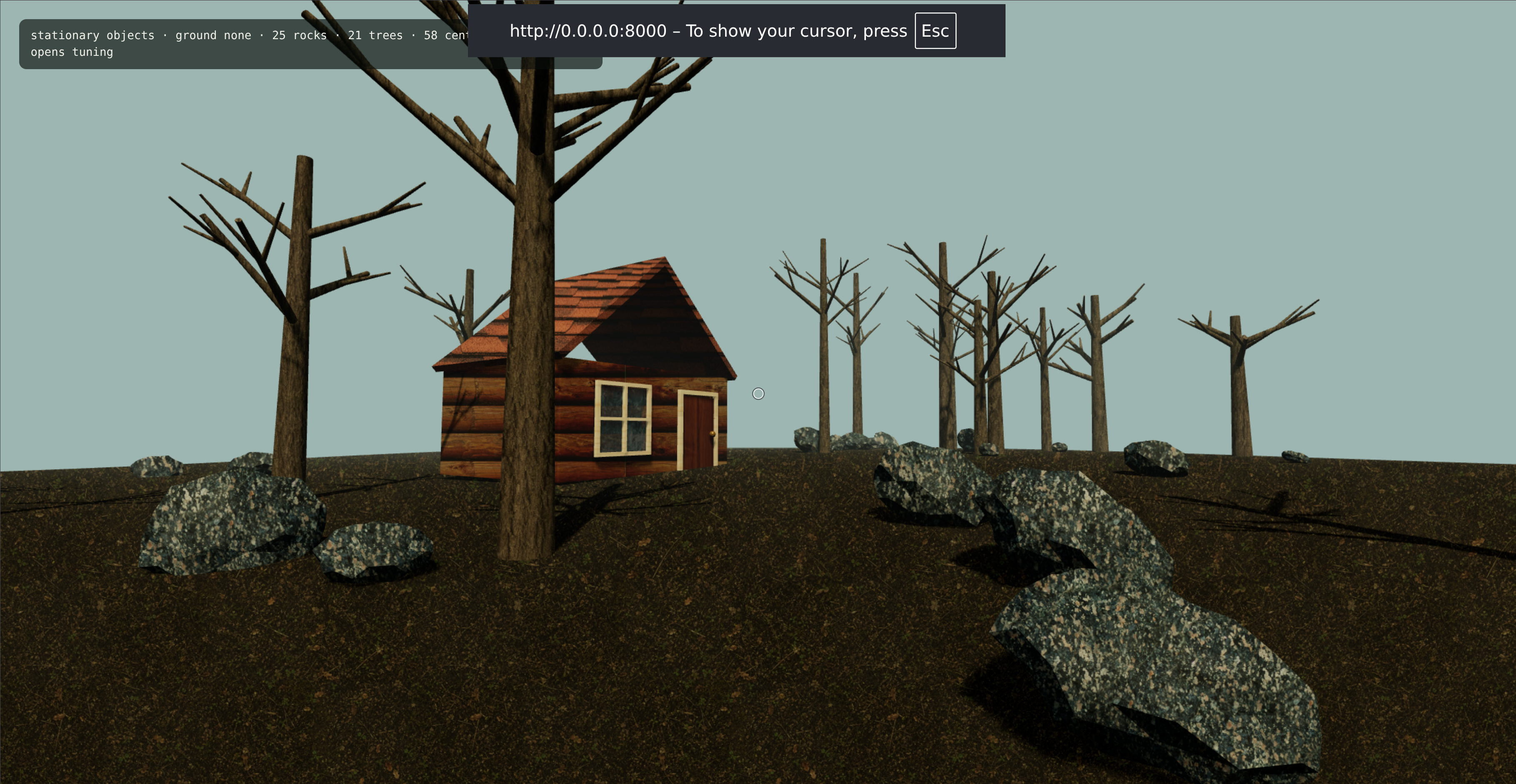 Illustrated placeholder for the Stationary Screenspace Textures demo
